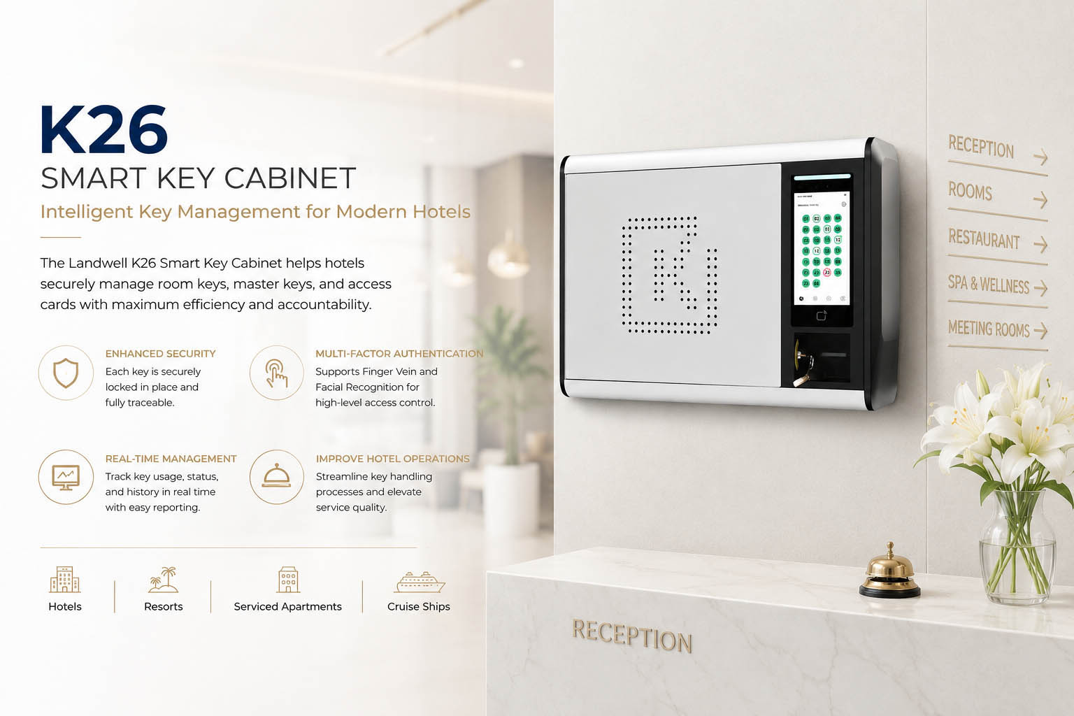 Hospitality k26 Smart Key Cabinet